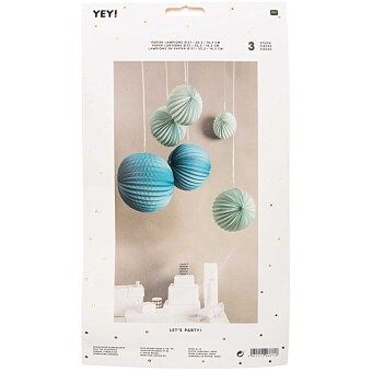 Produktbild: Papierlampions Set "Aqua"