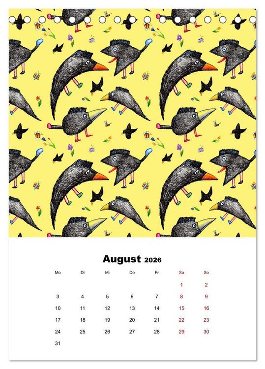 Produktbild: MUSTERMACKE (Tischkalender 2026 DIN A5 hoch), CALVENDO Monatskalender