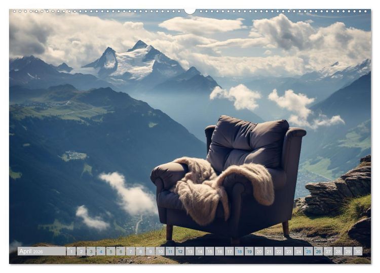 Produktbild: Orte der Ruhe (hochwertiger Premium Wandkalender 2026 DIN A2 quer), Kunstdruck in Hochglanz