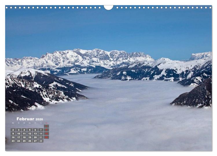 Produktbild: Die weiten T&auml;ler im Salzburger Land (Wandkalender 2026 DIN A3 quer), CALVENDO Monatskalender