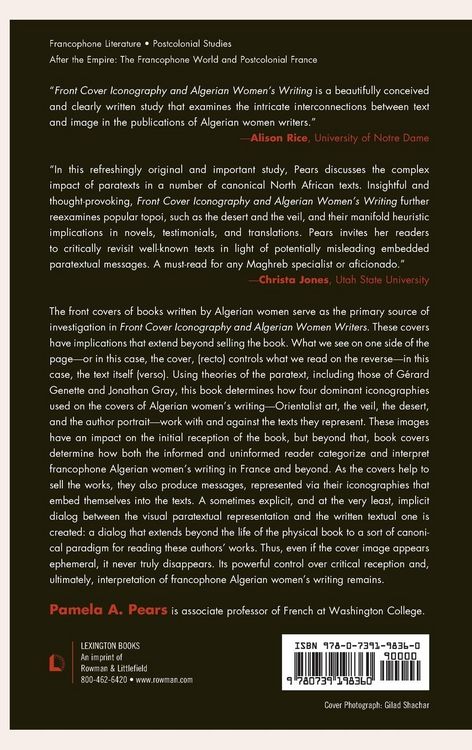 Produktbild: Front Cover Iconography and Algerian Women's Writing
