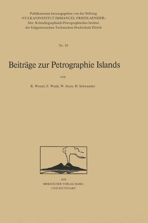 Produktbild: Beitr&auml;ge zur Petrographie Islands