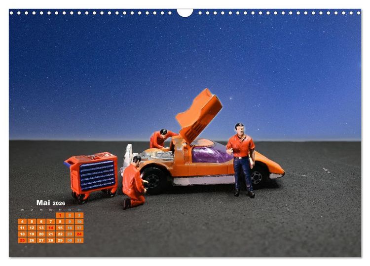 Produktbild: Helden der Sandkiste (Wandkalender 2026 DIN A3 quer), CALVENDO Monatskalender