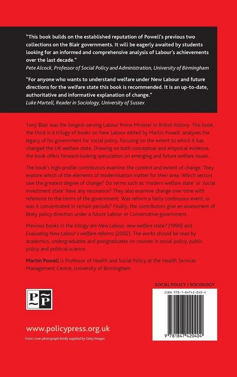 Produktbild: Modernising the welfare state