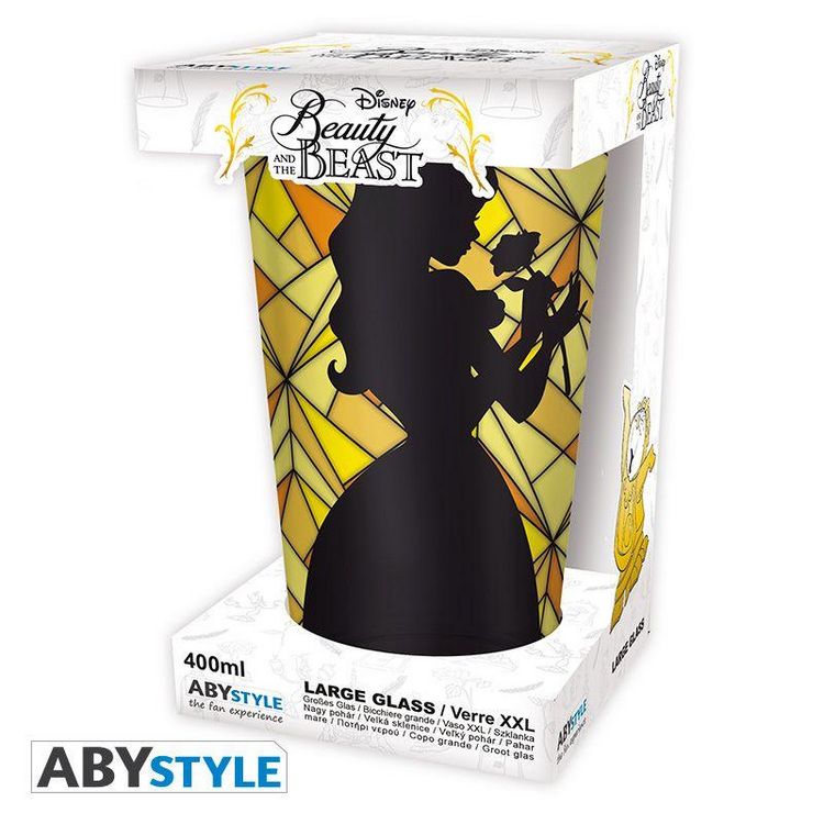 Produktbild: DISNEY - Large Glass - 400ml - The Beauty & the Beast : Belle
