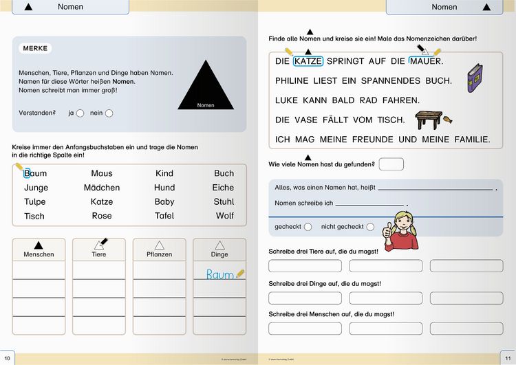 Produktbild: Mein Grammatikheft 1/2 f&uuml;r die 1. und 2. Klasse