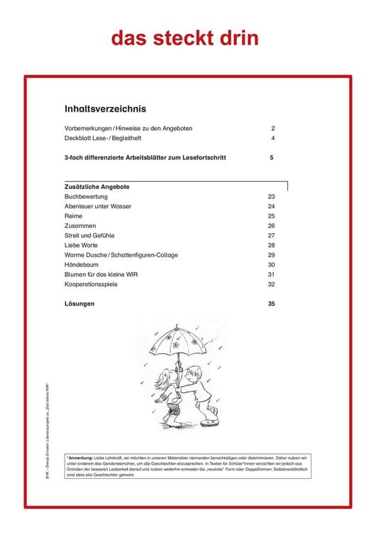 Produktbild: Literaturprojekt zu Das kleine WIR