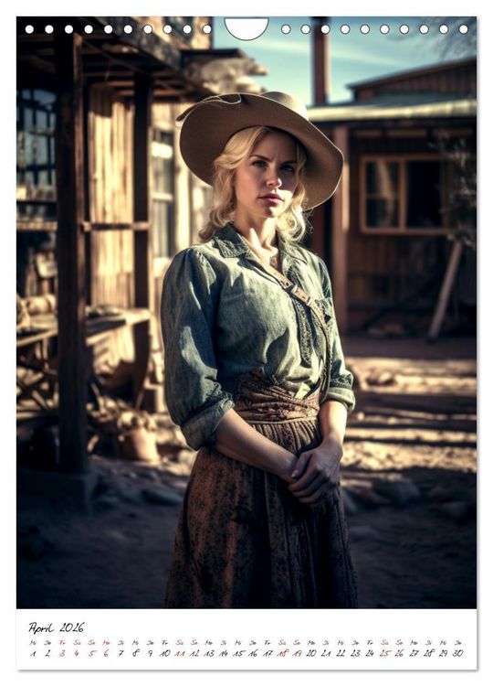 Produktbild: Starke Cowgirls (Wandkalender 2026 DIN A4 hoch), CALVENDO Monatskalender