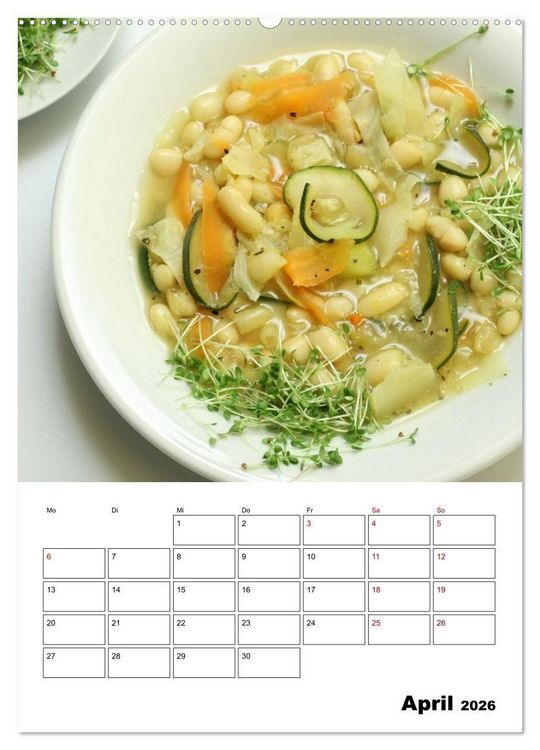 Produktbild: Leckeres mit Bohnen (Wandkalender 2026 DIN A2 hoch), CALVENDO Monatskalender