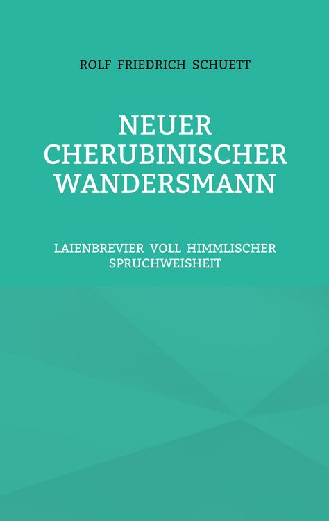 Produktbild: Neuer Cherubinischer Wandersmann