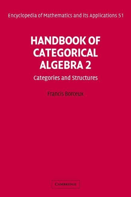 Produktbild: Handbook of Categorical Algebra