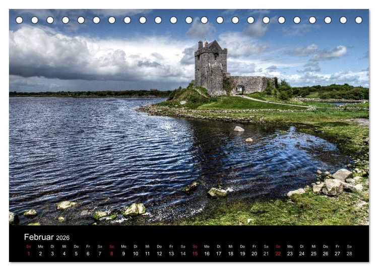 Produktbild: Irlands Westk&uuml;ste (Tischkalender 2026 DIN A5 quer), CALVENDO Monatskalender