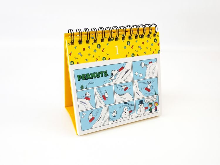 Produktbild: Snoopys Adventskalender. 24 Postkarten f&uuml;r die Weihnachtszeit (Advents-Postkartenaufsteller)
