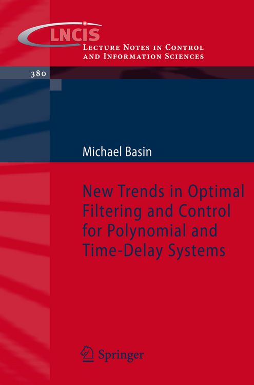 Produktbild: New Trends in Optimal Filtering and Control for Polynomial and Time-Delay Systems