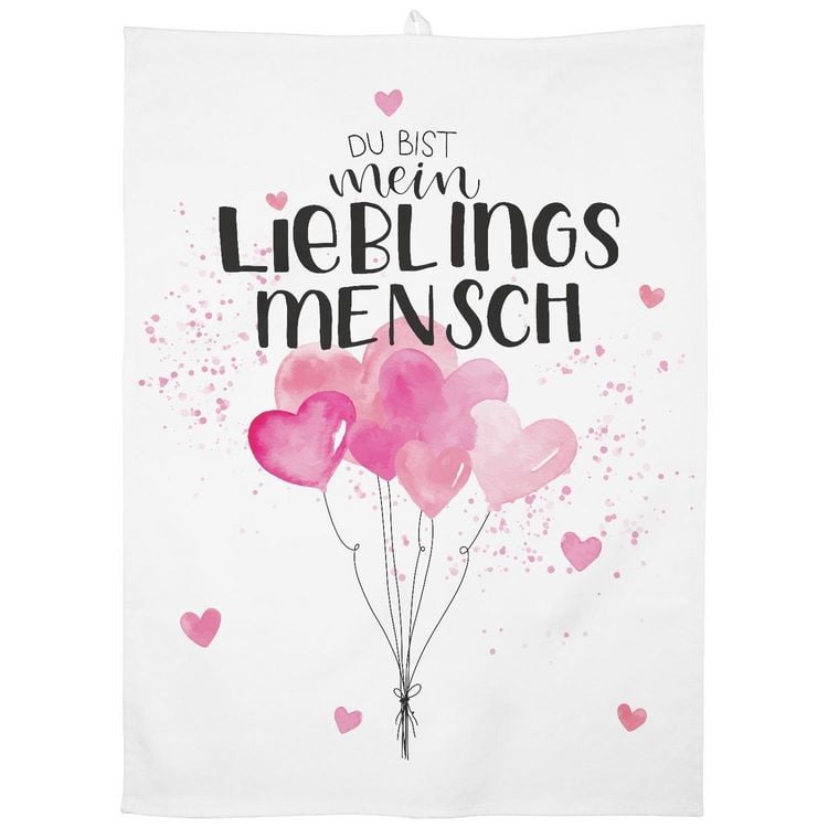 Produktbild: GRUSS & CO 47104 Geschirrtuch Lieblingsmensch