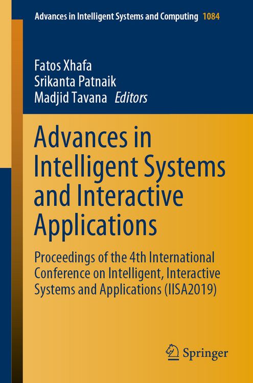 Produktbild: Advances in Intelligent Systems and Interactive Applications