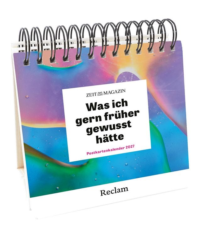 Produktbild: Was ich gern fr&uuml;her gewusst h&auml;tte. Postkartenkalender 2027