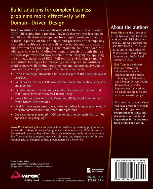 Produktbild: Patterns, Principles, and Practices of Domain-Driven Design