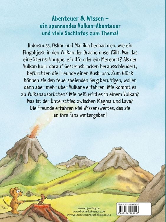 Produktbild: Der kleine Drache Kokosnuss &ndash; Abenteuer & Wissen &ndash; Vulkane