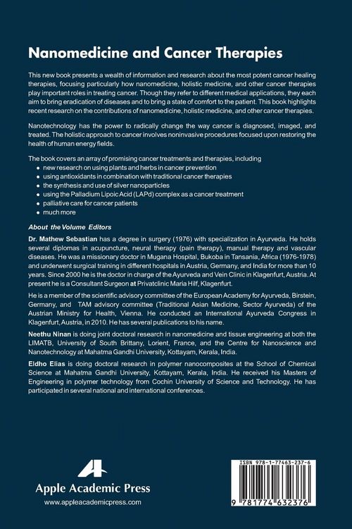 Produktbild: Nanomedicine and Cancer Therapies