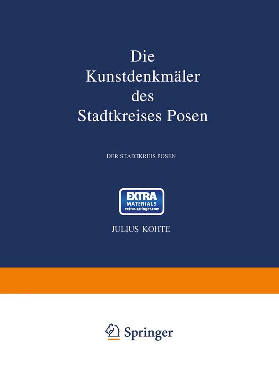 Produktbild: Die Kunstdenkm&auml;ler des Stadtkreises Posen