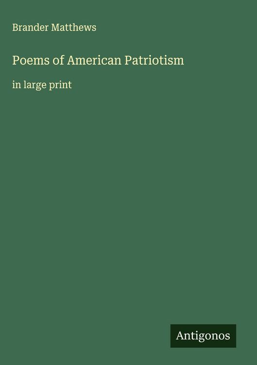 Produktbild: Poems of American Patriotism