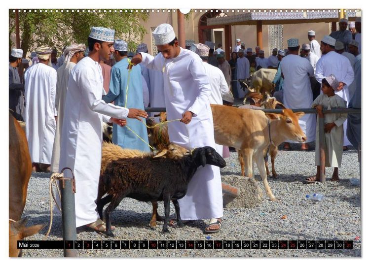 Produktbild: Faszinierendes Reiseland Oman (Wandkalender 2026 DIN A2 quer), CALVENDO Monatskalender