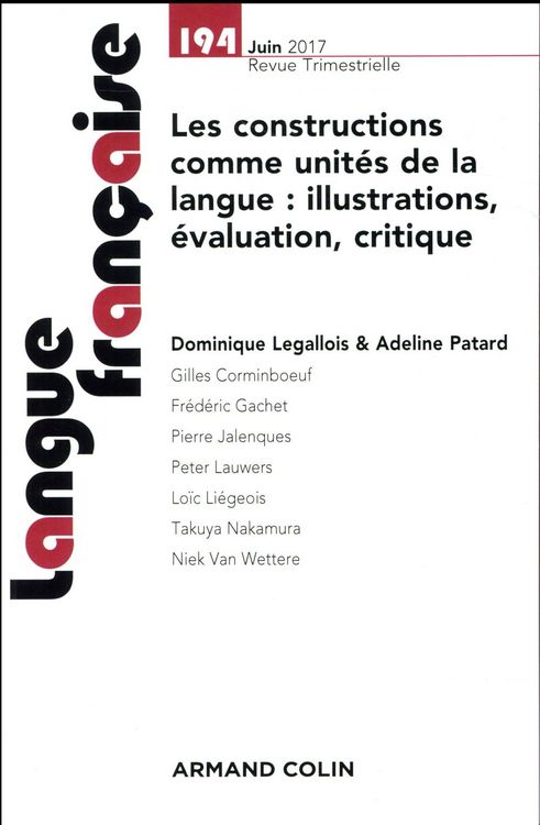 Produktbild: Langue francaise no 194 2 2017