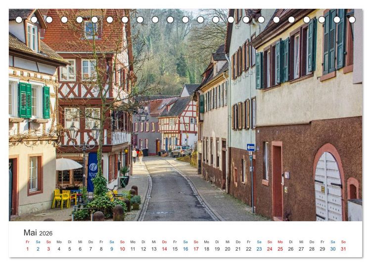 Produktbild: Weinheim - Eine Perle an der Bergstra&szlig;e (Tischkalender 2026 DIN A5 quer), CALVENDO Monatskalender
