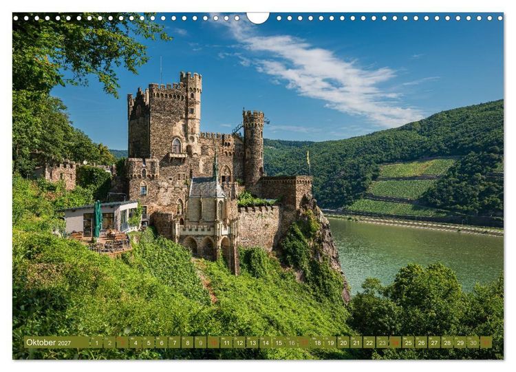 Produktbild: Burgen und Festungen am Mittelrhein (Wandkalender 2027 DIN A3 quer), CALVENDO Monatskalender