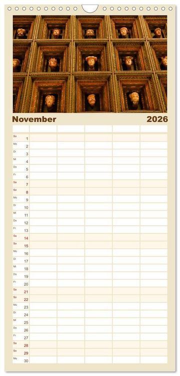 Produktbild: Familienplaner 2026 - Besucht doch mal Krakau mit 5 Spalten (Wandkalender, 21 x 45 cm) CALVENDO