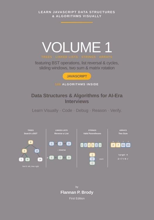 "Learn JavaScript Data Structures & Algorithms Visually - Volume 1" auf ...