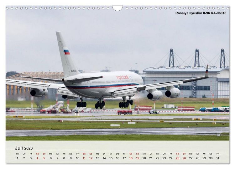 Produktbild: Sch&ouml;nheiten der Luftfahrt 2026 (Wandkalender 2026 DIN A3 quer), CALVENDO Monatskalender
