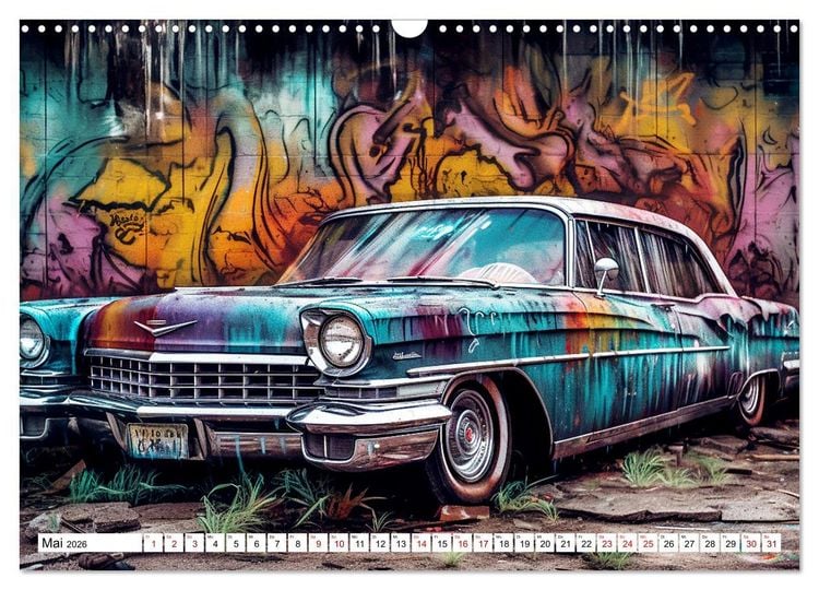 Produktbild: Street Art Graffiti (Wandkalender 2026 DIN A3 quer), CALVENDO Monatskalender