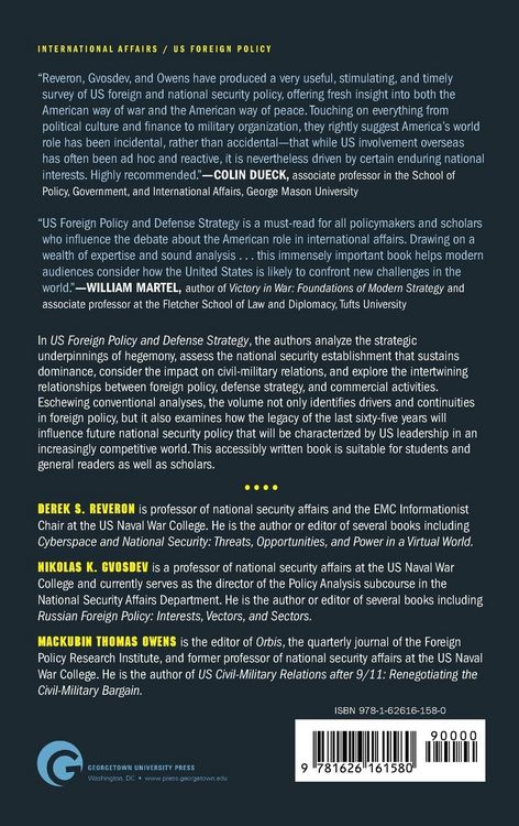 Produktbild: US Foreign Policy and Defense Strategy