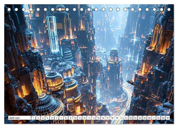 Produktbild: Welten aus Licht (Tischkalender 2026 DIN A5 quer), CALVENDO Monatskalender