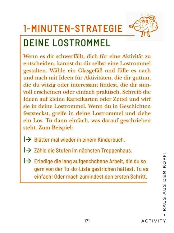 Produktbild: Die 1-Minuten-Strategie gegen Overthinking
