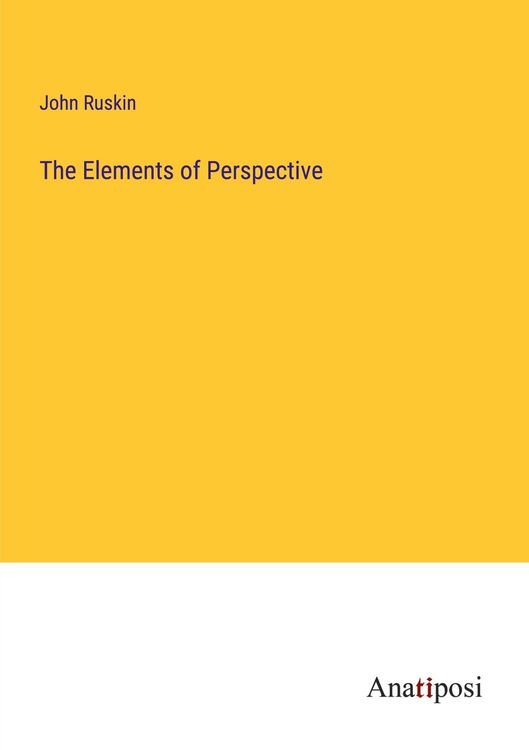 Produktbild: The Elements of Perspective
