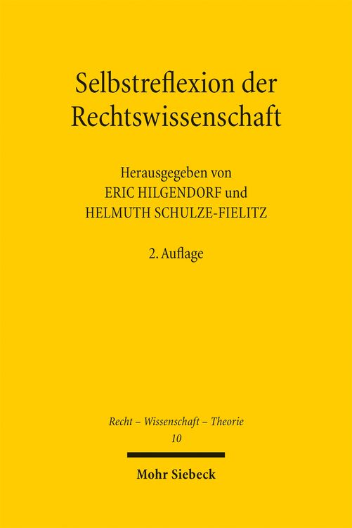 Produktbild: Selbstreflexion der Rechtswissenschaft