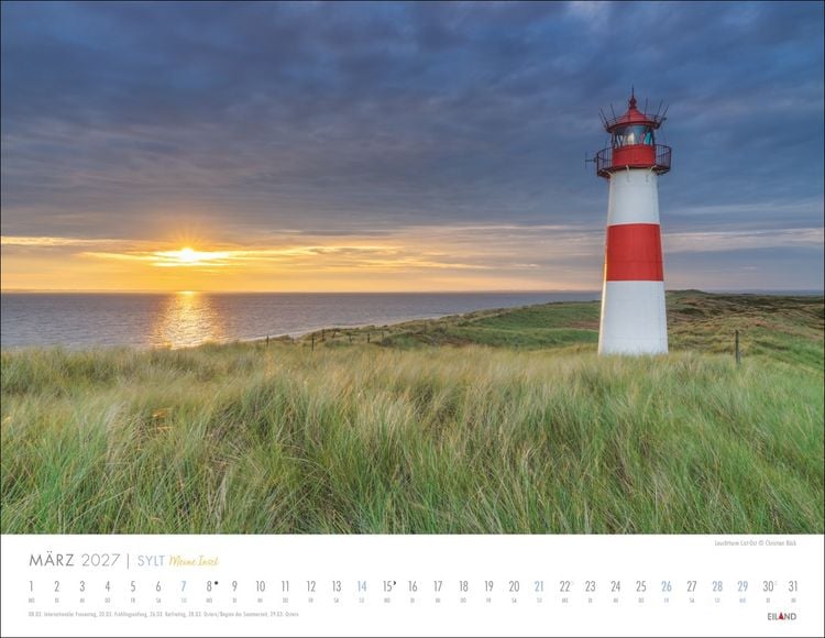 Produktbild: Sylt - Meine Insel Kalender 2027