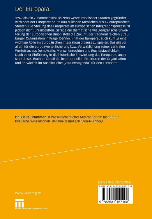 Produktbild: Der Europarat