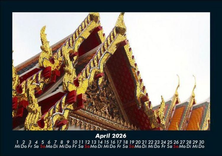 Produktbild: Tempel 2026 Fotokalender DIN A5