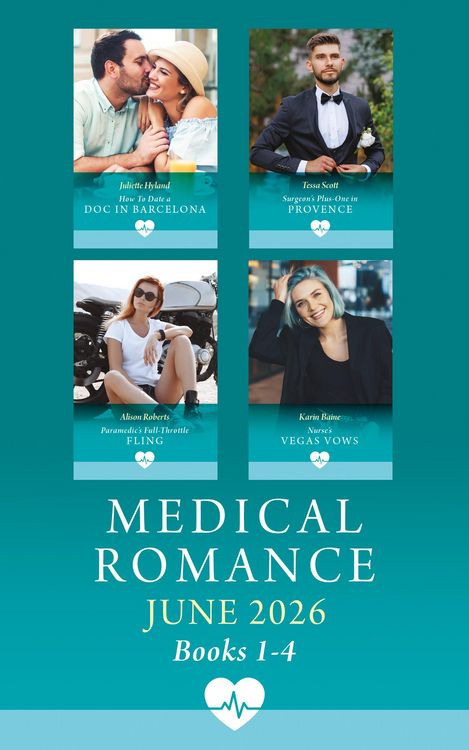 Produktbild: Medical Romance June 2026 Books 1-4