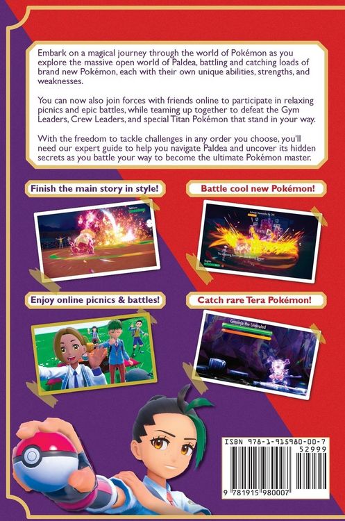 Produktbild: Pok&eacute;mon Scarlet and Violet Strategy Guide Book (Full Color - Premium Hardback)