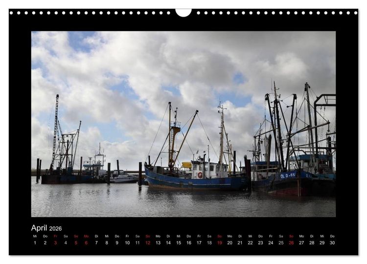 Produktbild: Auf Gro&szlig;e Fahrt - Schiffe im Hafen und auf See (Wandkalender 2026 DIN A3 quer), CALVENDO Monatskalender
