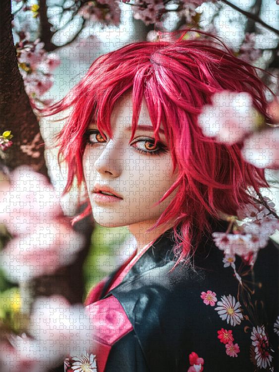 Produktbild: CALVENDO Puzzle Kira Blossom | 1000 Teile Lege-Gr&ouml;&szlig;e 64x48cm Foto-Puzzle f&uuml;r gl&uuml;ckliche Stunden