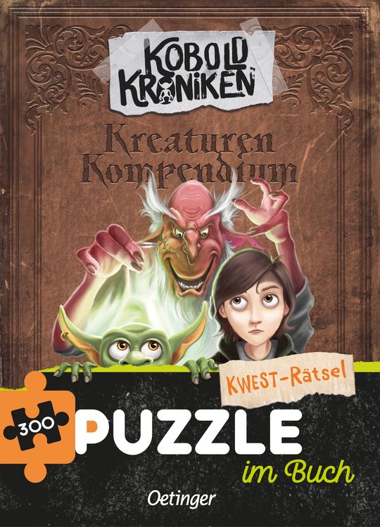 Produktbild: KoboldKroniken. Puzzle im Buch. Kwest-R&auml;tsel. 300 Teile