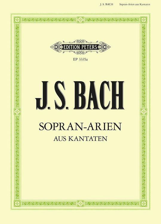 Produktbild: Bach, J: 15 Soprano Arias from Cantatas