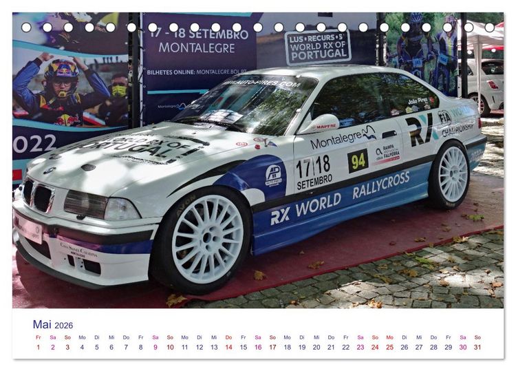 Produktbild: Rally Ikonen (Tischkalender 2026 DIN A5 quer), CALVENDO Monatskalender