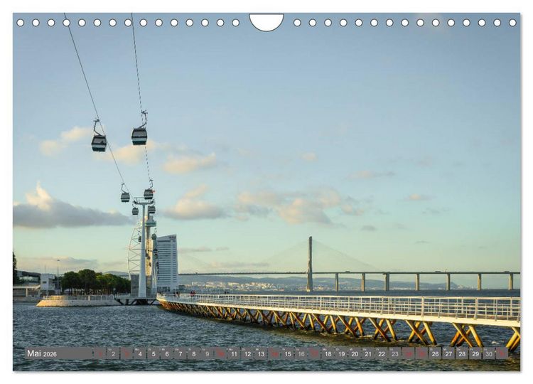 Produktbild: Metropole Lissabon (Wandkalender 2026 DIN A4 quer), CALVENDO Monatskalender